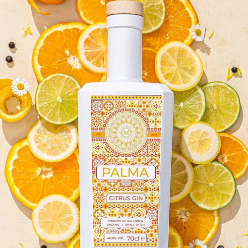 Ginebra Palma Citrus - Destilería Mallorca | Ginebra cítrica orgánica 2