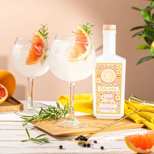 Ginebra Palma Citrus - Destilería Mallorca | Ginebra cítrica orgánica