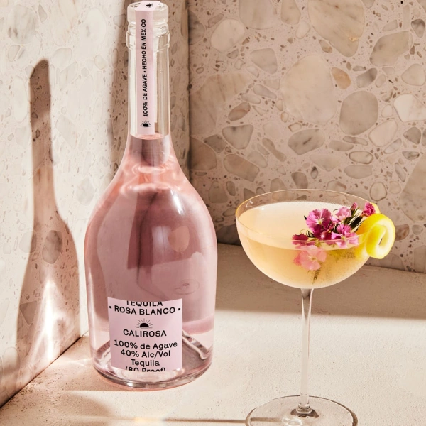 Calirosa Rosa Blanco - Tequila Rosa Premium 100% Agave