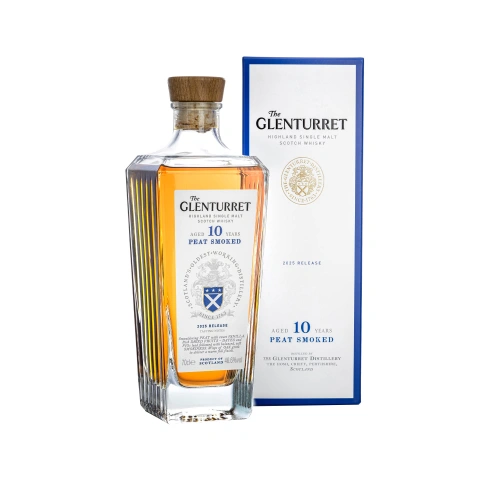 Whisky Glenturret ahumado con turba de 10 años: sabor y notas