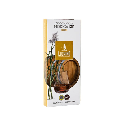 Barre de chocolat au rhum Modica