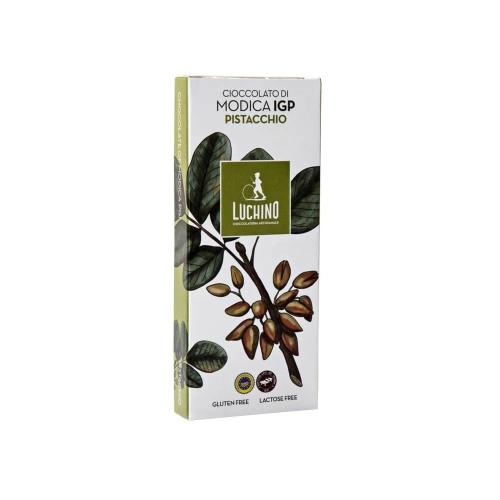 Tavoletta cioccolato di modica Pistacchio