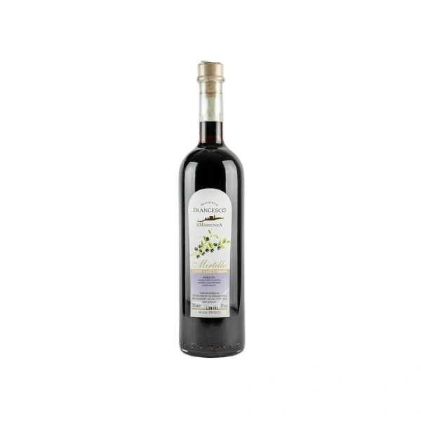 Liquore Grappa e Mirtillo Distilleria Francesco: Caratteristiche