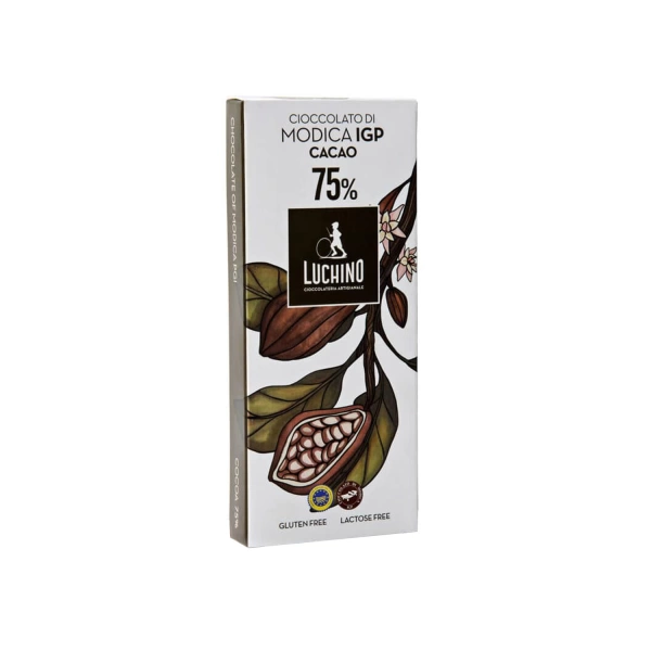 Barra de chocolate Modica Cacao 75%