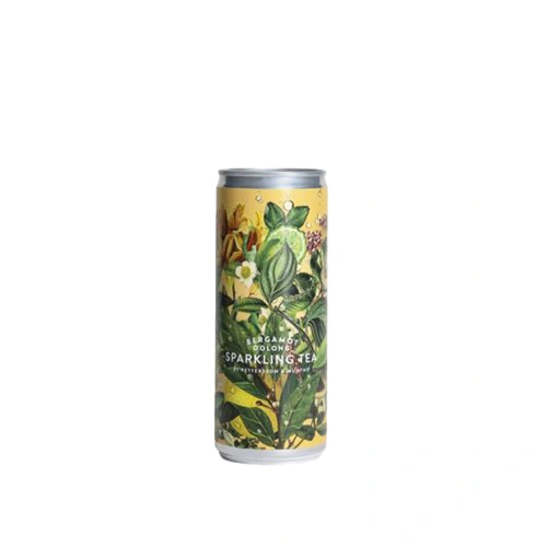 Bergamotte-Oolong-Sprudeltee: Alkoholfreier, botanischer Genuss