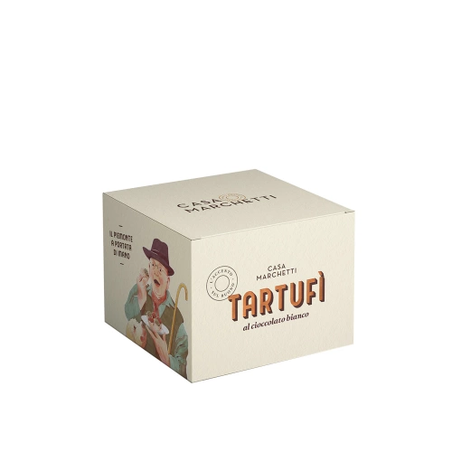 Truffes au chocolat blanc