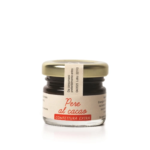 Pears with cocoa extra jam