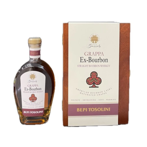Grappa Barrel ex Bourbon Astuccio Legno Bepi