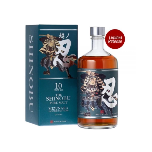 Pure Malt 10 Years Old Whiskey MIZUNARA Japanese