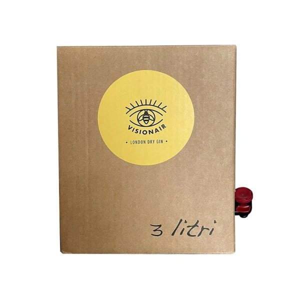Ginebra London Dry Visionair en bolsa de 3 litros