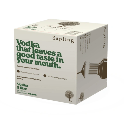 Sapling Vodka Clásico Bag in Box 5L