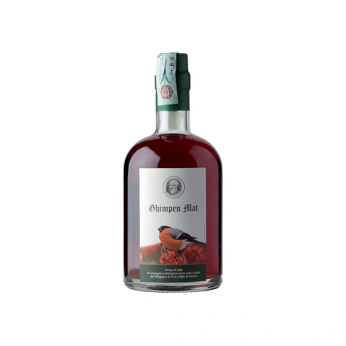 Alfombra Amaro Ghimpen | Licor de hierbas Paolazzi de Trentino