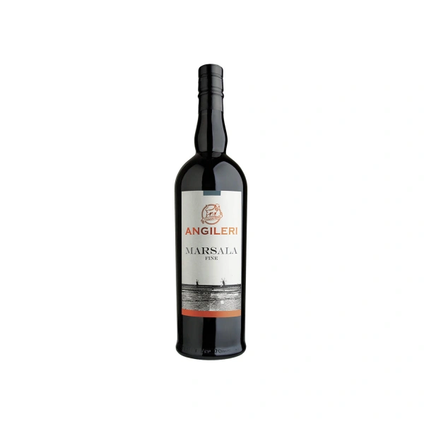 Marsala Fine Amber Dry Angileri - Ideal for Cooking and Aperitifs
