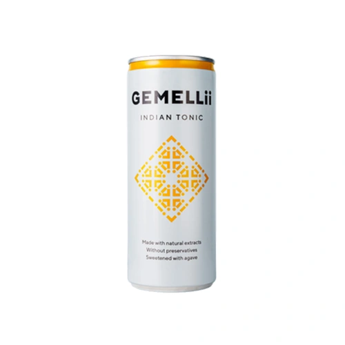 Agua tónica india Gemelli Classic en lata