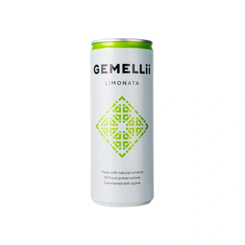 Gemellii Lemonade 25cl Can - Refreshing Digestive