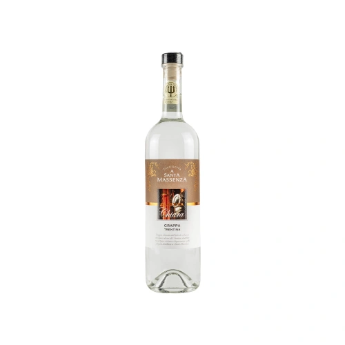 Klassischer Grappa Chiara von der Francesco Distillery: Trockener Trentino-Spirituose
