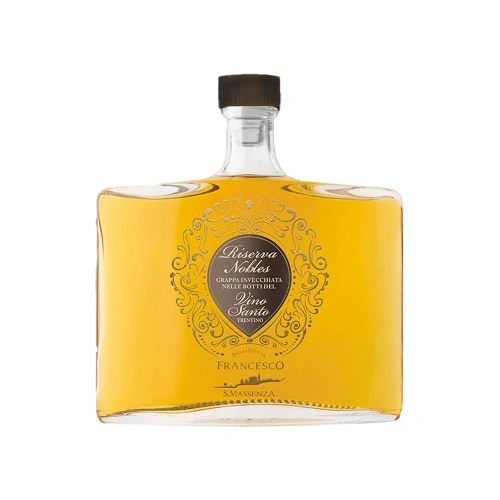 Grappa di Vino Santo Trentino Riserva aus der Francesco-Brennerei | Meditations-Grappa