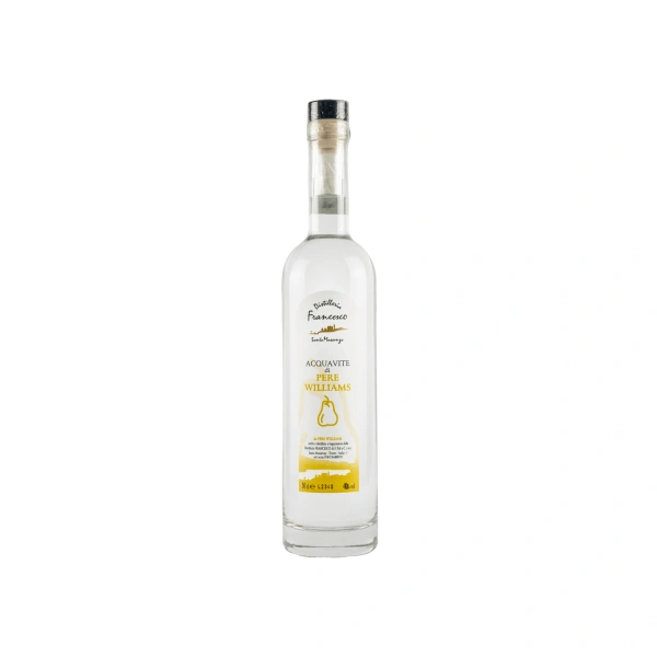 Brandy de pera Williams de la destilería Francesco | Bebida afrutada para después de comer